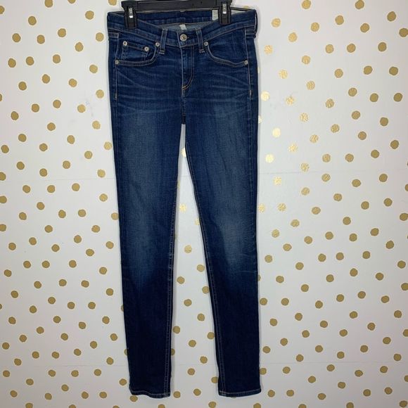 rag & bone Denim - Rag & Bone Low Rise Skinny Jeans